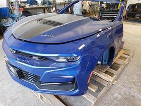 100-10324 Gkk Blue 2023 Chevy Camaro Front End Clip Fenders Hood Grille 9845746