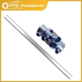 Aftermarket Products 5/8dd 3/4 16 Inch Long Dd Steel Steering Shaft 5/8 X Chrome U-joint Kit