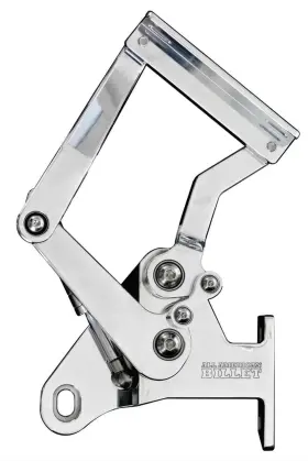 Hh-5859ct-p All American Billet Hood Hinges 1958-1959 Gm Trucks Plain Sty