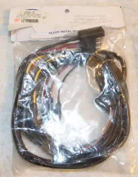 14289-2g Alloy Metal Products 1965 Mustang Gt Shelby V8 Dash Engine Gauge Wiring Harness With Gauges 3/s Htr