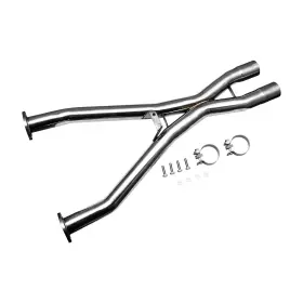 60087 Alloyworks Dual 2.5 Inch X-pipe Sets Fit 1997-04 1999 Chevrolet Corvette C5 /z06 5.7l V8 At