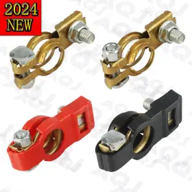 Aqj 477065925997 Pair Car Battery Terminal Connector Post Positive Negative Poles Universal Us