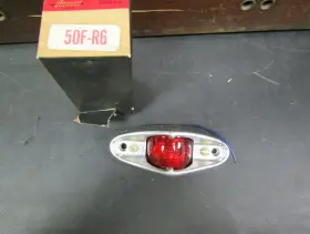50f-r6 Arrow Vintage Red Reflector Light Safety After Dark