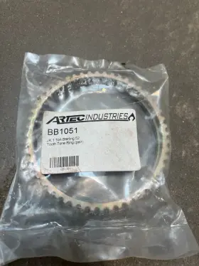 Bb1051 Artec Industries 1 Ton Sterling 52 Tooth Tone Ring Pair For 07-18 Jeep Jk Jku