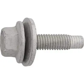 M8-1.25 Au-ve-co Products 22915 Auveco Hex Head Sems Body Bolt Zinc X 31mm Qty 10 Silver
