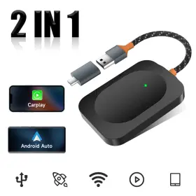 Auimsoco 641633773727 Wireless Usb Carplay Adapter Dongle For Iphone Apple Plug&play