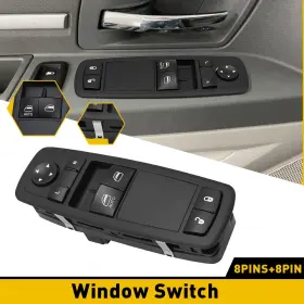 68110870ab Auxito Left Power Window Switch For 2012 2013 2014 2015 16 Dodge Grand Caravan 3.6l V6