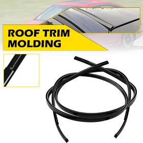Auxito 73853-9an0a New Black Pair Left And Right Roof Drip Molding Trim Fits 2013-2018 Nissan Sentra
