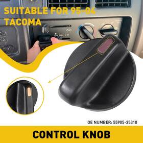Auxito Eoq-ww-95641 For 1995-2004 Toyota Tacoma Heater Fan Control Knob Black Replacement Repair Kit