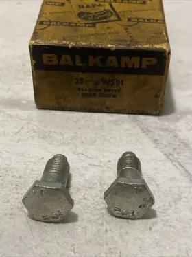 W501 Balkamp Vintage Pair Starter Drive Spring Bolt Nos