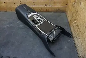 51166993222 Bavarian Motor Works Bmw Console Armrest Nappa Black Nasw Fineline Wood S4b7a 740 750 M760 B7 2016