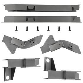 Bfo C0lsrq Trail Arm And Center Skid Plate Frame Rust Repair Kit For Jeep Wrangler Tj 97-02