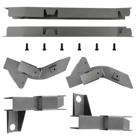 C0lsrq Bfo Trail Arm And Center Skid Plate Frame Rust Repair Kit For Jeep Wrangler Tj 97-02