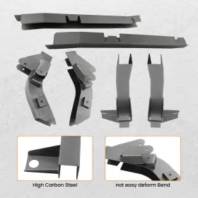 M43eha Bfo Frame Rust Repair Kit For Jeep Wrangler Tj 1997 1998 1999-2002 High Carbon Steel