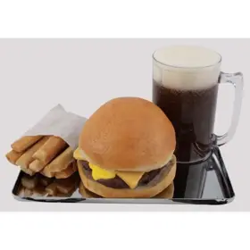 91800191-hotdog Blue Diamond Classics Hotdog Style Drive-in Chrome Tray-classic 50s Look