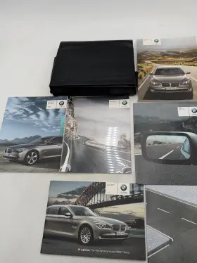 01402921332 Bmw 2009 7 Series Owners Manual Set Quick Ref Guide With Case