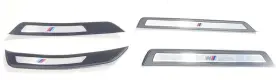 299.bm1n13 Bmw 2013 550i Oem Set Of 4 M Door Sill Scuff Plates