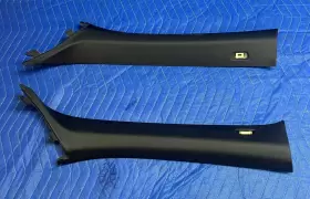 51438035895 Bmw F01 F02 740i 750i Front Right And Left A Pillar Cover Trim Set Black Oem