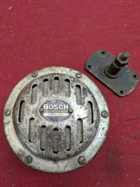 Fd6-cs13 Bosch Vintage Horn Fd6 Cs13 6v Motorcycle Car Bmw Vw Porsche W / Mount 40s 50s