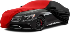 Yfn87 Branded Indoor Car Cover Replace For 2006-2025 Mercedes Benz S-class Black Red