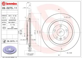 09d27511c02 Brembo Disc Brake Rotor