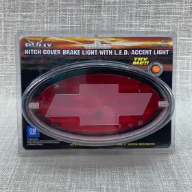Cr-017c Bully Truck Hitch Receiver Cover Led Brake Light With Chevy Logo Emblem