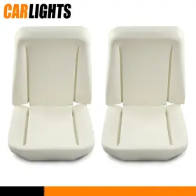 C-02isc0001zwt Carlights 1pair Seat Front Bucket Foam Bun Cushion Upper And Lower Fit For 66-72 Gm