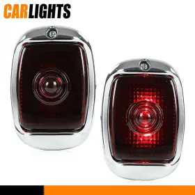 C-02rla4505ard Carlights Rear Tail Lamp Lights Left Right Fit For 1940-53 Chevy First Series Pickup Truck