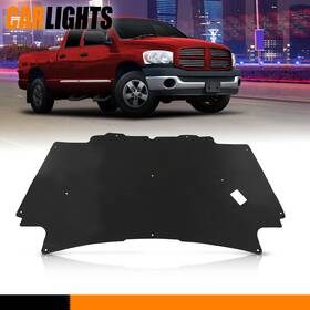 Carlights C-02rpb3723abk New Hood Insulation Pad Fit For 2002 - 2008 Dodge Ram Truck With Clips