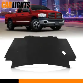 C-02rpb3723abk Carlights New Hood Insulation Pad Fit For 2002 - 2008 Dodge Ram Truck With Clips