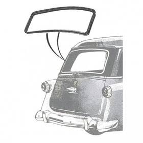 Carpenter Ba-5942084-b Rear Back Window Rubber Seal 1952-54 Ford Mainline Ranch Wagon Sedan Delivery