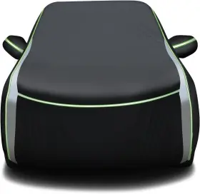 Car0187 Cartist Full Car Cover Fit For Bmw X5 99-25 Black Front And Silver Back