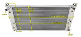 Champion Cooling Systems 013126001097 Cc2370 All-aluminum Radiator 1999-2006 Silverado/sierra