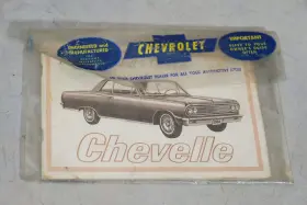 3841544 Chevrolet 1964 Chevelle Malibu Ss Owners In Original Plastic Sleeve