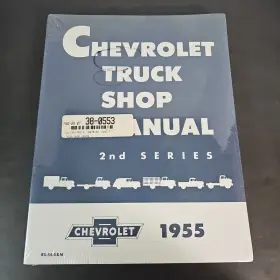 Chevrolet 654394766554 1955 55 Chevy Pickup Pick Up 2nd Series Truck Shop Manual New Sealed