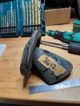 Chevrolet 9.467 #595248 1937 1938 Rumble Seat Rh Lower Step Pad Bracket