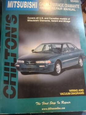 Chilton 50450 Mitsubishi Galant / Mirage Diamante 1990-00 Repair Manual