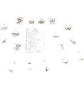 Classic Industries Sk543 1959 Chevrolet Impala Interior Screw Set 4 Door Hardtop 127 Piece