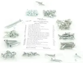 Sk629 Classic Industries 1961 Chevrolet Impala Bel Air Interior Screw Kit Convertible 70 Piece Set