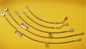 Sbh6074 Classic Tube For Dodge Dart Stopflex Brake Hose Kit Front Disc/rear Drum