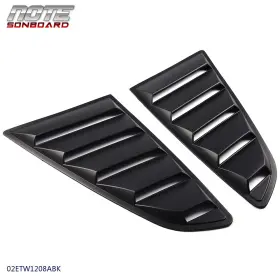 Not11623 Cnnell Fit For 2015-2020 Ford Mustang Gt V6 Quarter 1/4 Side Window Louver Scoop Cover