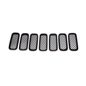 Coast To Coast 880268167642 Abs6439b 7pc Grille Insert Overlay For 2015-2018 Jeep Renegade