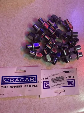 27721-4 Cragar .800 Shank Lug Nuts For Ss Rims