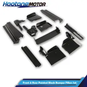 Ht-02bup565aabk Crossdesign Set Of 11 Front And Rear Bumper Fillers Fit For Cadillac Eldorado 1979-1985 2-door