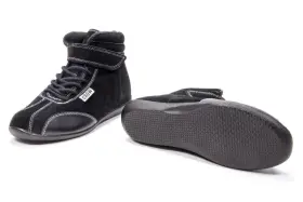 22110bk Crow Safety Gear Mid-top Driving Shoes Black Size 11