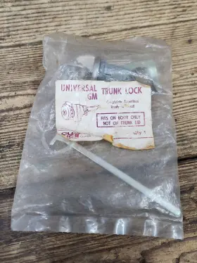 22067 Curtis Noll New Chevy Gm Trunk Lock Kit Impala Nova Gto Oldsmobile Cadillac Round Head Keys