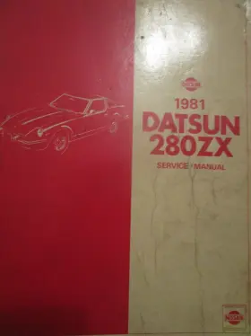 Sm1e-s130070 Datsun 280zx S130 Factory Service Manual Catalog 1980-1981 Huge Original Rare