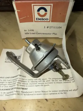 171111104 Delco Nos Idle Load Compensator Assembly Package 17111104 70s-80s Gm Pontiac