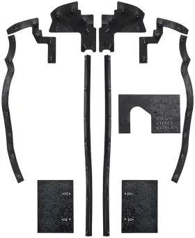 Ma822084a Detroit Muscle Technologies 1964-65 Barracuda Complete Splash Shield Set With Automatic Trans