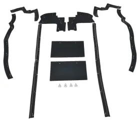 Ma822084m Detroit Muscle Technologies 1964-65 Barracuda Complete Splash Shield Set With Manual Trans